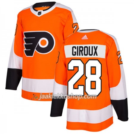 Miehille NHL Philadelphia Flyers Pelipaita Claude Giroux 28 Adidas 2017-2018 Oranssi Authentic